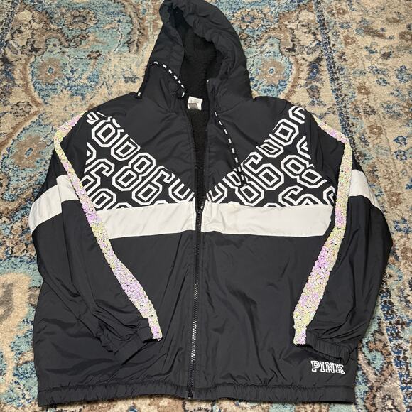 Vs Pink 86 bling windbreaker - Picture 1 of 4